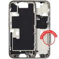 Mid-Frame Housing W/ Small Parts For iPhone 16 Pro (EU / Global Version) (Used OEM Pull: Grade A) (Natural Titanium)