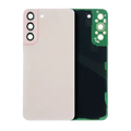 Back Cover Glass With Camera Lens For Samsung Galaxy S22 Plus (Service Pack) (Cream)