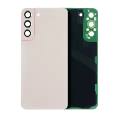 Back Cover Glass With Camera Lens For Samsung Galaxy S22 Plus (Service Pack) (Cream)