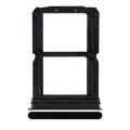 Dual Sim Card Tray For OnePlus 6T (A6010 / A6013) (Mirror Black)