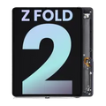 Inner OLED Assembly With Frame For Samsung Galaxy Z Fold 2 5G (US & International) (Service Pack) (Mystic Black With Black Hinge)