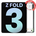 Inner OLED Assembly With Frame For Samsung Galaxy Z Fold 3 5G (US & International) (Service Pack) (Phantom Silver)