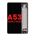 OLED Assembly With Frame For Samsung Galaxy A53 5G (A536 / 2022) (6.46") (Aftermarket Plus) (Black)