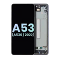 OLED Assembly With Frame For Samsung Galaxy A53 5G (A536 / 2022) (Service Pack) (Black)
