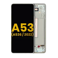 OLED Assembly With Frame For Samsung Galaxy A53 5G ( A536 / 2022) (Refurbished) (White)