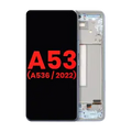 OLED Assembly With Frame For Samsung Galaxy A53 5G ( A536 / 2022) (6.36") (Aftermarket Plus) (Blue)