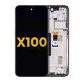 LCD Assembly With Frame For Nokia X100 5G (Refurbished) (Blue)