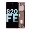 OLED Assembly With Frame For Samsung Galaxy S20 FE 4G / 5G (Service Pack) (Cloud Lavender)
