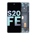 OLED Assembly With Frame For Samsung Galaxy S20 FE 4G / 5G (Service Pack) (Cloud Mint)