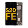 OLED Assembly With Frame For Samsung Galaxy S20 FE 4G / 5G (Refurbished) (Cloud White)