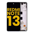 OLED Assembly With Frame For Xiaomi Redmi Note 13 4G (Refurbished) (Midnight Black)