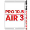 Front Glass Only For iPad Pro 10.5" / iPad Air 3 (White) (Glass Separation Required)