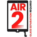 Digitizer For iPad Air 2 (OCA Pre-Installed & Glass Separation Required) (Aftermarket Plus) (Black)