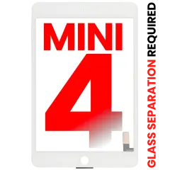 Digitizer For iPad Mini 4 (OCA Pre-Installed & Glass Separation Required) (Aftermarket Plus) (White)