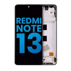 LCD Assembly With Frame For Xiaomi Redmi Note 13 4G (Aftermarket: Incell) (Midnight Black)