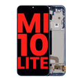 OLED Assembly With Frame For Xiaomi Mi 10 Lite 5G (Aftermarket Plus) (Aurora Blue)