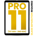 Digitizer For iPad Pro 11" 1st Gen (2018) / iPad Pro 11" 2nd Gen (2020) (OCA Pre-Installed & Glass Separation Required) (Premium) (All Colors)