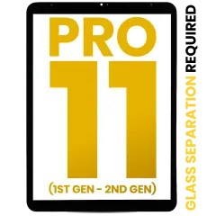 Digitizer For iPad Pro 11" 1st Gen (2018) / iPad Pro 11" 2nd Gen (2020) (OCA Pre-Installed & Glass Separation Required) (Premium) (All Colors)