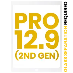 Digitizer For iPad Pro 12.9" 2nd Gen (2017) (OCA Pre-Installed & Glass Separation Required) (Premium) (White)