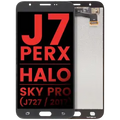 LCD Assembly Without Frame For Samsung Galaxy J7 Perx / Halo / Sky Pro (J727 / 2017) (Aftermarket Plus) (Silver / Gray)