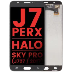 LCD Assembly Without Frame For Samsung Galaxy J7 Perx / Halo / Sky Pro (J727 / 2017) (Aftermarket Plus) (Silver / Gray)