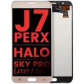 LCD Assembly Without Frame For Samsung Galaxy J7 Perx / Halo / Sky Pro (J727 / 2017) (Aftermarket Plus) (Gold)