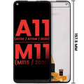 LCD Assembly Without Frame For Samsung Galaxy A11 (A115F / A115M / 2020) M11 (M115 / 2020) (International Version) (Aftermarket Plus) (All Colors)