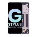 LCD Assembly With Frame For Motorola Moto G Stylus 4G (XT2317 / 2023) (Genuine OEM) (Blue)