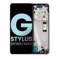 LCD Assembly With Frame For Motorola Moto G Stylus 4G (XT2211 / 2022) (Genuine OEM) (Metallic Rose)