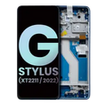 LCD Assembly With Frame For Motorola Moto G Stylus 4G (XT2211 / 2022) (Genuine OEM) (Twilight Blue)