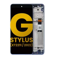 LCD Assembly With Frame For Motorola Moto G Stylus 4G (XT2211 / 2022) (Refurbished) (Twilight Blue)