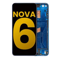 LCD Assembly With Frame For Huawei Nova 6 5G (Refurbished) (Blue)