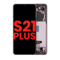 OLED Assembly With Frame For Samsung Galaxy S21 Plus 5G (Aftermarket Plus) (Phantom Violet / Pink / Gold)