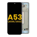 OLED Assembly With Frame For Samsung Galaxy A53 5G (A536 / 2022) (Refurbished) (Blue)