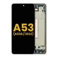 OLED Assembly With Frame For Samsung Galaxy A53 5G ( A536 / 2022) (Refurbished) (Black)