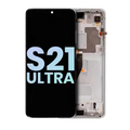 OLED Assembly With Frame For Samsung Galaxy S21 Ultra 5G (Service Pack) (Phantom Silver)
