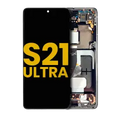 OLED Assembly With Frame For Samsung Galaxy S21 Ultra 5G (Refurbished) (Phantom Black)