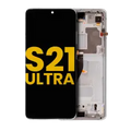 OLED Assembly With Frame For Samsung Galaxy S21 Ultra 5G (Refurbished) (Phantom Silver)