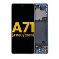OLED Assembly With Frame For Samsung Galaxy A71 5G (A716U / 2020) (Refurbished) (Prism Cube Blue)