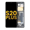 OLED Assembly With Frame For Samsung Galaxy S20 Plus 5G (Refurbished) (Cosmic Black)