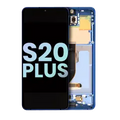 OLED Assembly With Frame For Samsung Galaxy S20 Plus 5G (Service Pack) (Aura Blue)