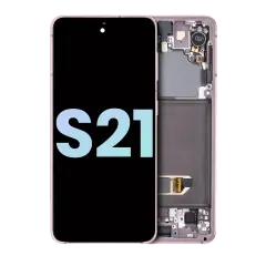OLED Assembly With Frame For Samsung Galaxy S21 5G (Service Pack) (Phantom Violet)