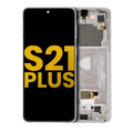 OLED Assembly With Frame For Samsung Galaxy S21 Plus 5G (Refurbished) (Phantom Silver)
