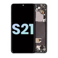 OLED Assembly With Frame For Samsung Galaxy S21 5G (Service Pack) (Phantom Gray)