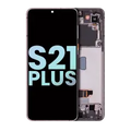 OLED Assembly With Frame For Samsung Galaxy S21 Plus 5G (Service Pack) (Phantom Violet / Pink / Gold)