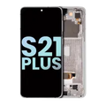 OLED Assembly With Frame For Samsung Galaxy S21 Plus 5G (Service Pack) (Phantom Silver)