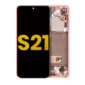OLED Assembly With Frame For Samsung Galaxy S21 5G (Refurbished) (Phantom Pink)