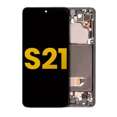 OLED Assembly With Frame For Samsung Galaxy S21 5G (Refurbished) (Phantom Gray)