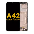 OLED Assembly With Frame For Samsung Galaxy A42 5G (A426 / 2020) (Refurbished) (Prism Dot Black)