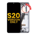 OLED Assembly With Frame For Samsung Galaxy S20 5G (Verizon 5G UW Frame Only) (Refurbished) (Cloud White)
